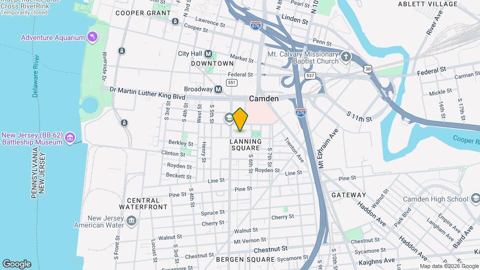 547 Washington St Map and Location Details