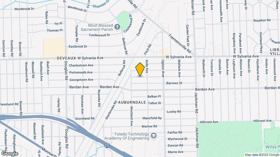 2027 Berkshire Pl Map and Location Details