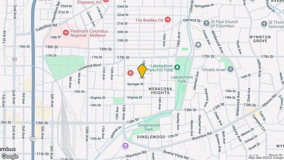 1533 14th Ave Mapa y Detalles de la Ubicación