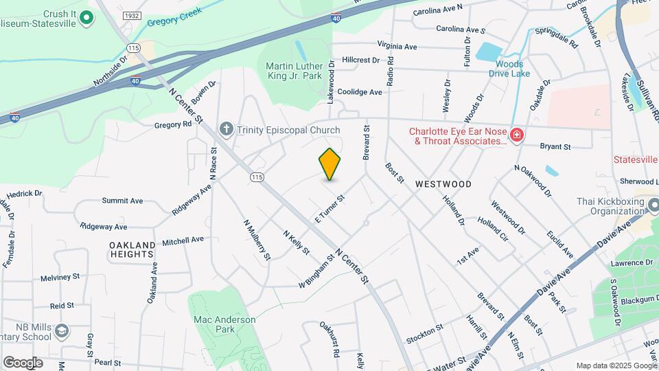 614 Poplar St Map and Location Details