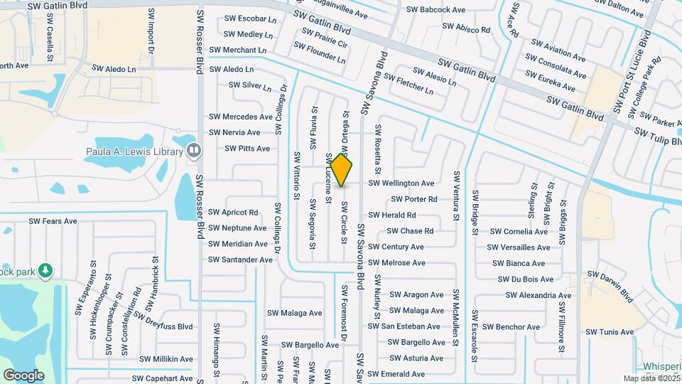 3008 SW Circle St Map and Location Details