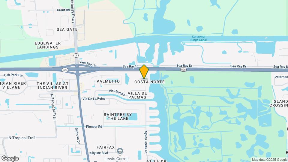 2577 Sykes Creek Dr Map and Location Details
