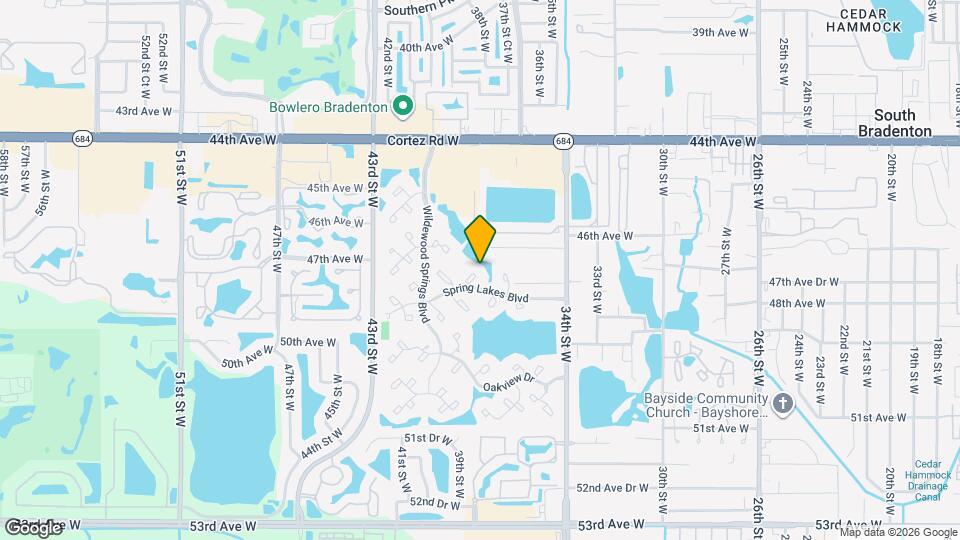619 Spring Lakes Blvd Map and Location Details