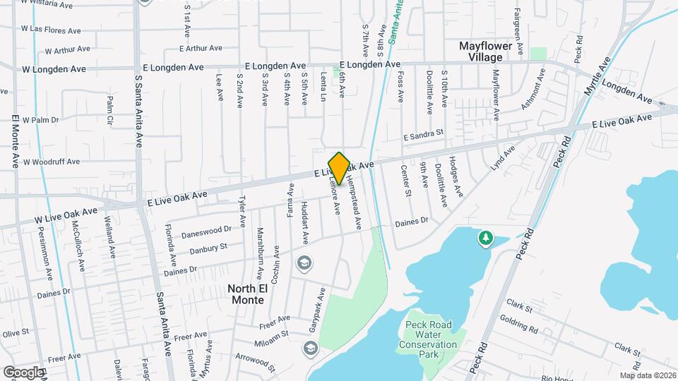 5700 Lenore Ave Map and Location Details