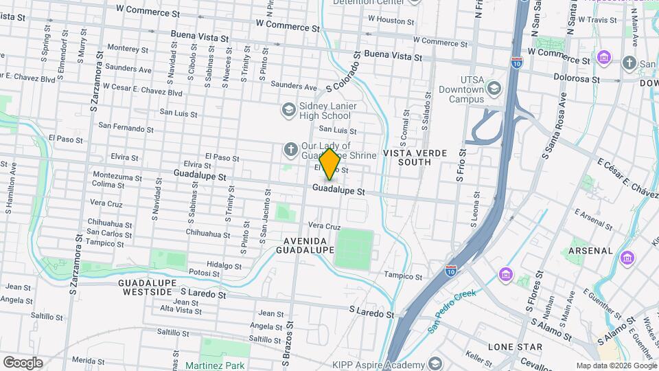 1117 Guadalupe St Map and Location Details