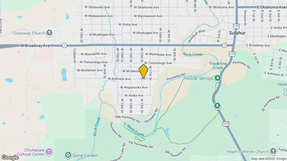 421 W 12th St Mapa y Detalles de la Ubicación