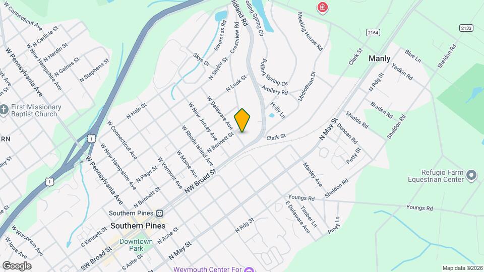 160 W Delaware Ave Map and Location Details