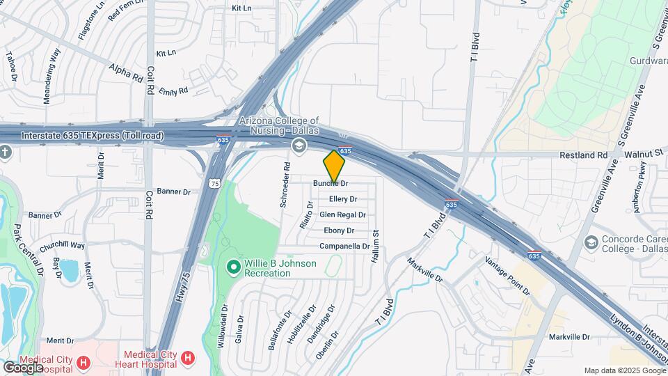 8336 Bunche Dr Map and Location Details