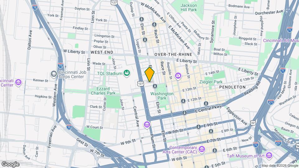 210 W 14th St Map and Location Details