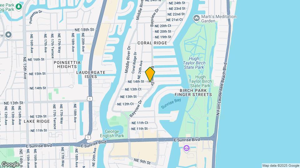 1353 Bayview Dr Mapa y Detalles de la Ubicación