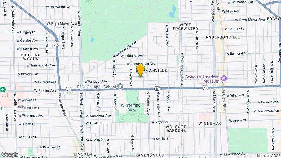 2024 W Farragut Ave Map and Location Details