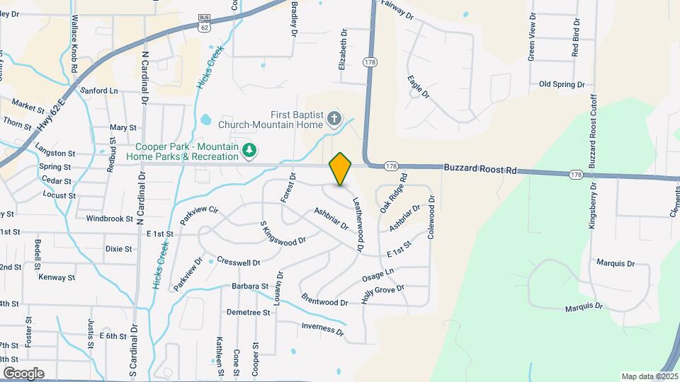 307 Leatherwood Dr Map and Location Details