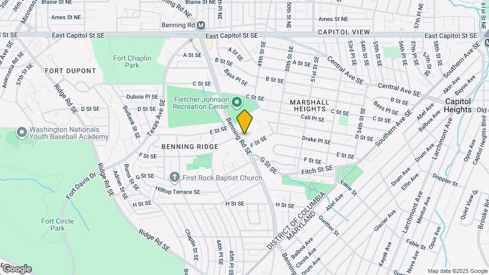4732 Benning Rd SE Map and Location Details