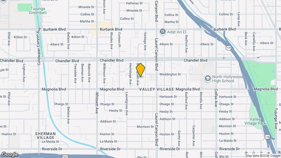 5250 Bellingham Ave Map and Location Details