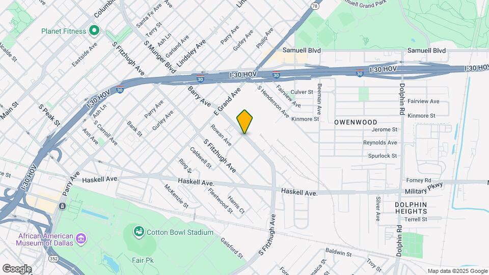 1405 Barry Ave Map and Location Details