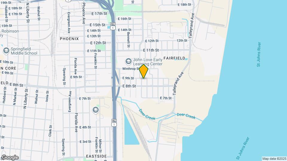 1829 Lambert St Map and Location Details