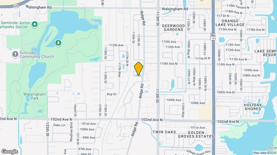 11528 107th Ave N Map and Location Details