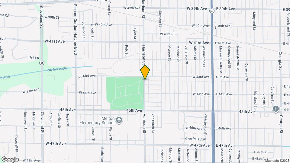 4325 Harrison St Map and Location Details