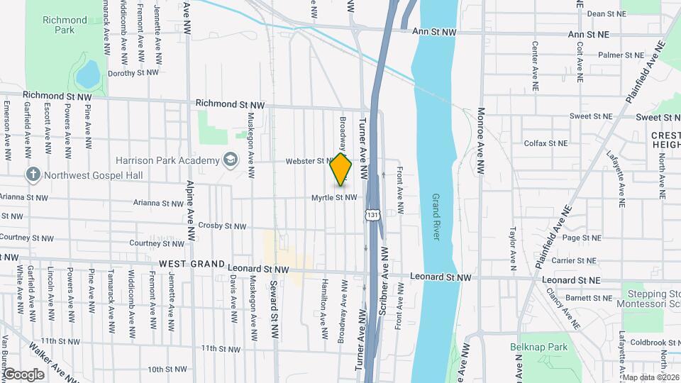 1401 Broadway Ave NW Map and Location Details