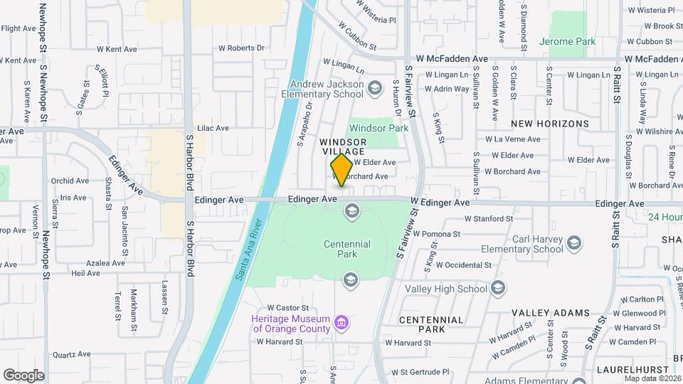 3025 W Edinger Ave Map and Location Details