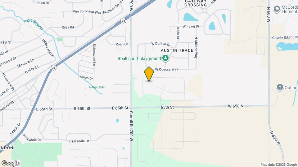 6874 Nottingham Ln Map and Location Details