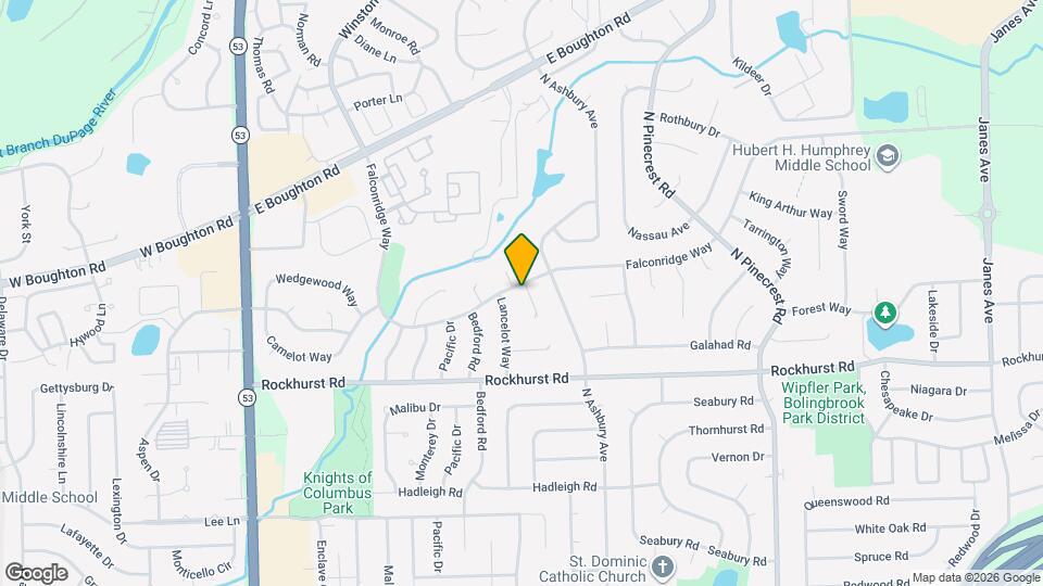313 Falconridge Way Map and Location Details