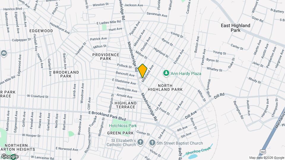 3206 Maryland Ave Map and Location Details