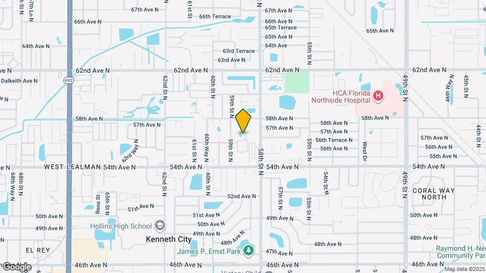 5855 56th Ave N Map and Location Details