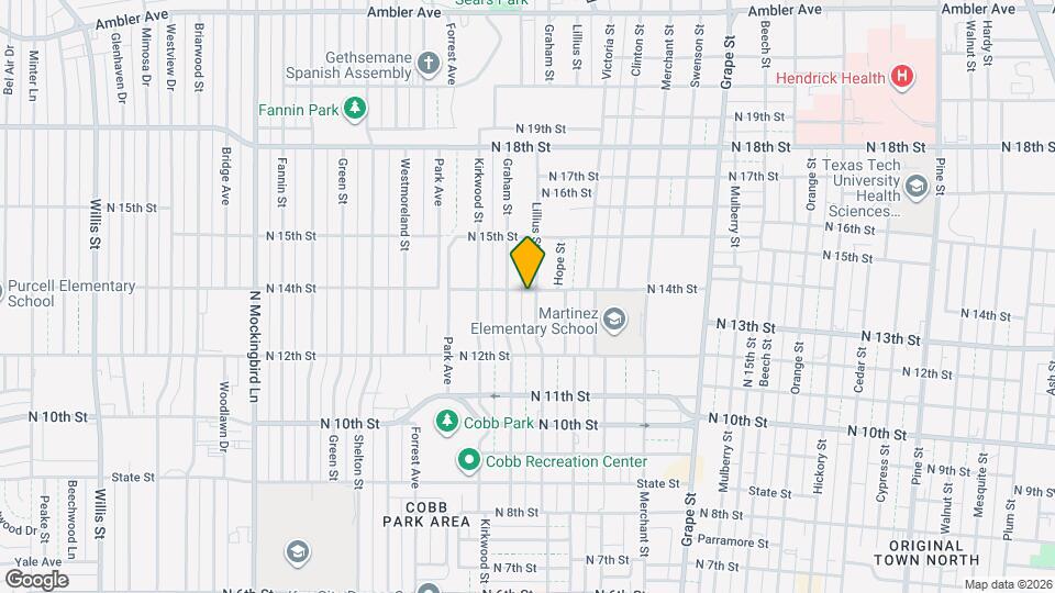 1350 Lillius St Map and Location Details