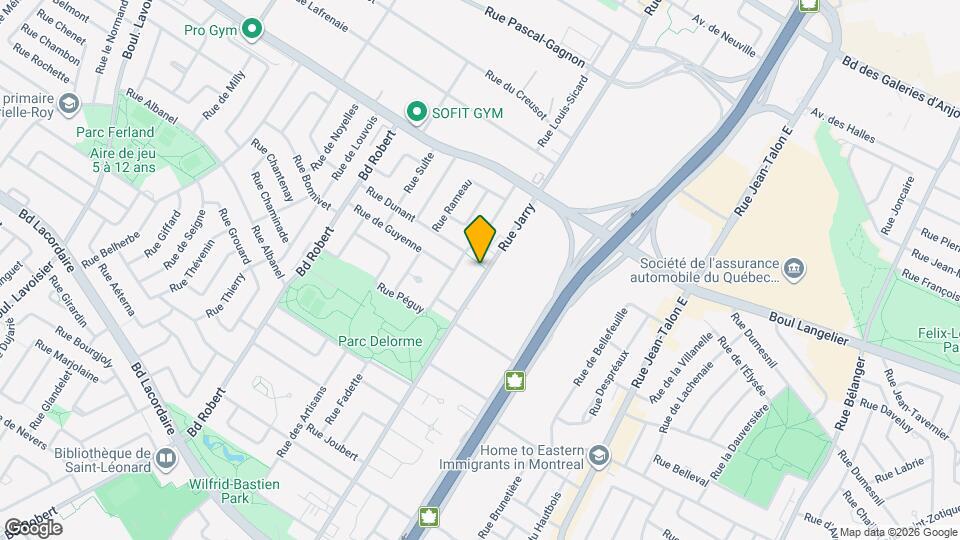 6233-6237A Jarry St E Map and Location Details