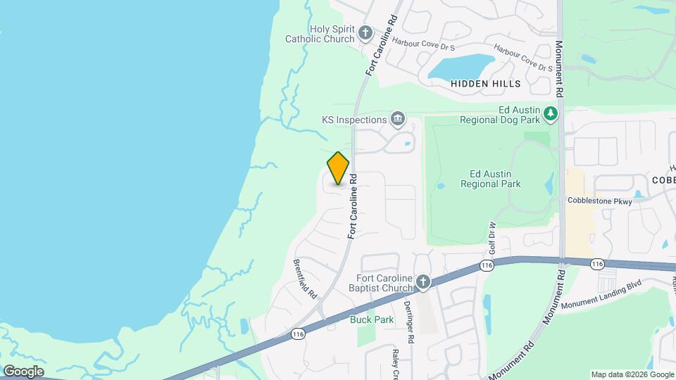 2298 Huckins Ct Map and Location Details