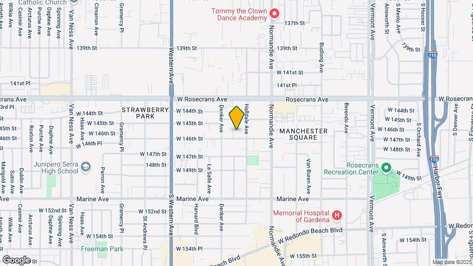 1527 W 146th St Map and Location Details