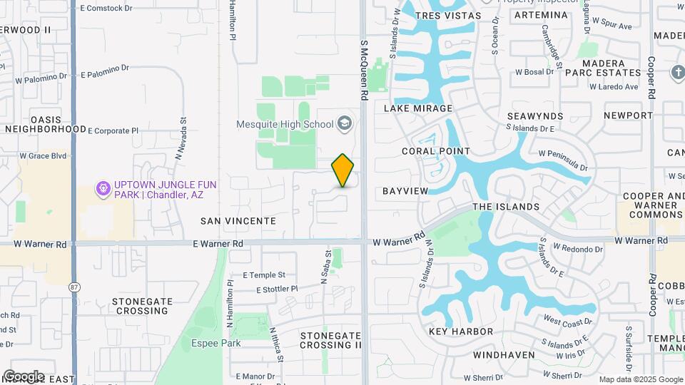 934 E Madeline Dr Map and Location Details