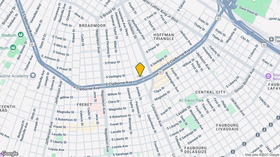3401 S Claiborne Avenue Map and Location Details