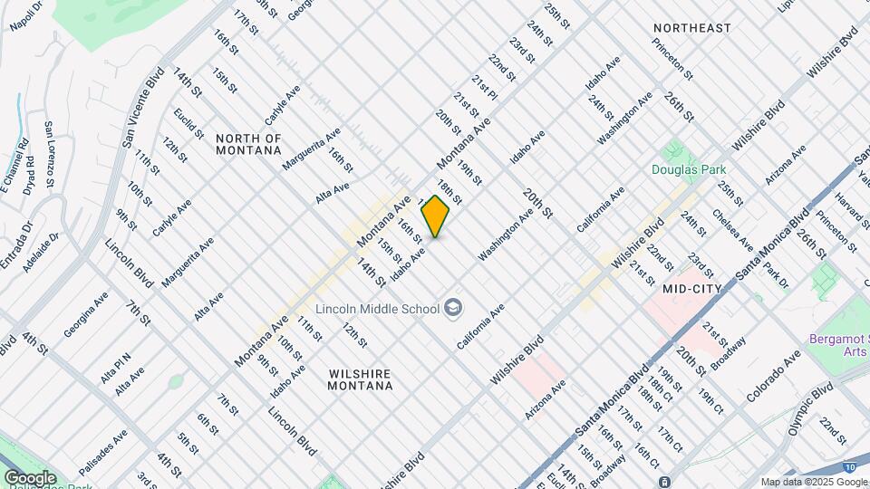 1606 Idaho Ave Map and Location Details