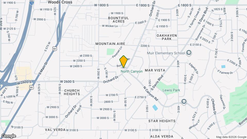 2508 Orchard Dr Map and Location Details