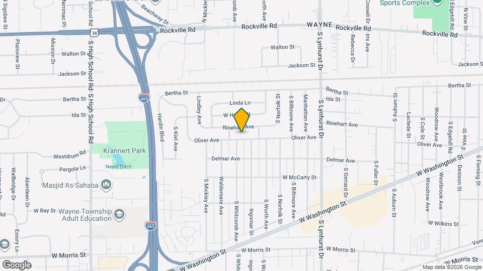 5566 Oliver Ave Map and Location Details