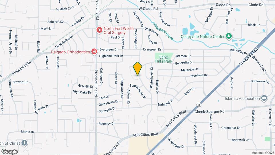 2857 Hurstview Dr Map and Location Details