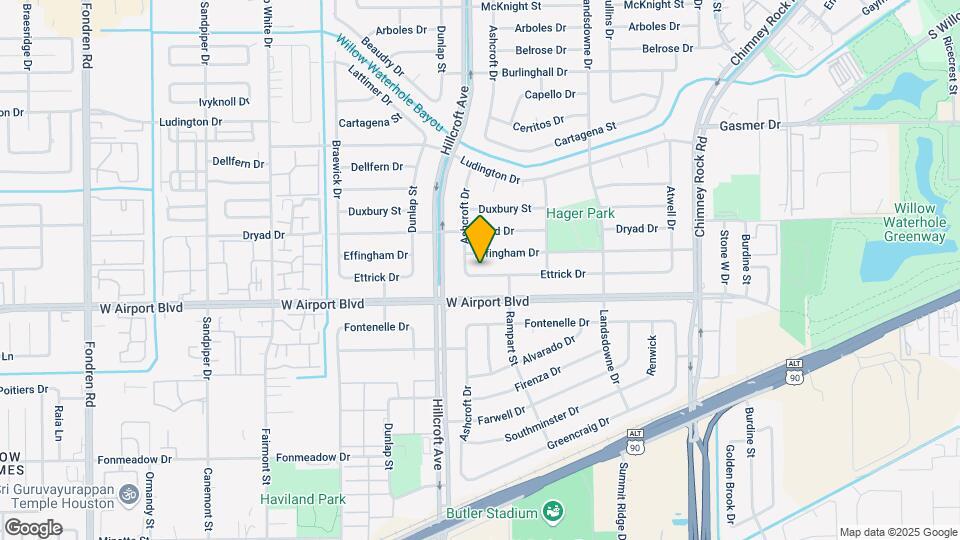 5850 Ettrick Dr Map and Location Details
