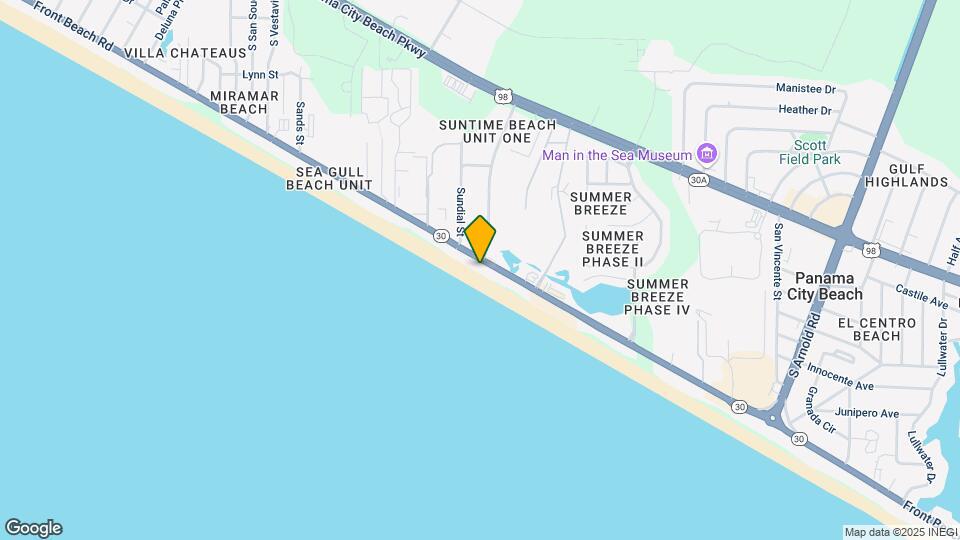 Landmark Holiday Beach Resort Map and Location Details