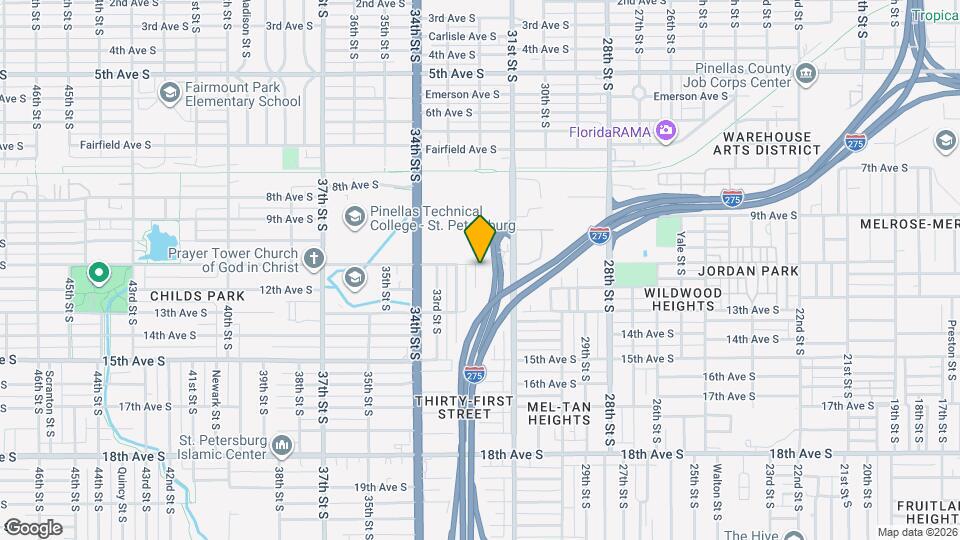 1110 32nd St S, Unit 4 Map and Location Details