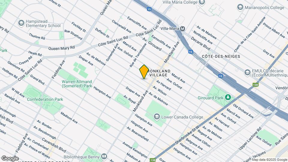 4350 Wilson Av Map and Location Details