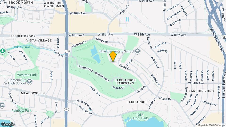 8647 Chase Dr Map and Location Details