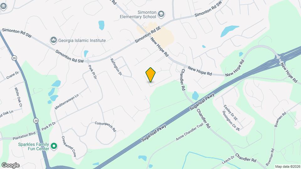 1080 Chandler Ridge Dr SE Map and Location Details