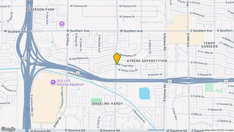 961 W Fogal Way Map and Location Details