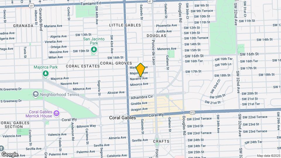 2000 Salzedo St Map and Location Details