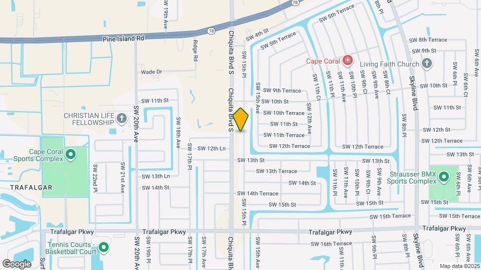 1114 SW 15th Pl Map and Location Details