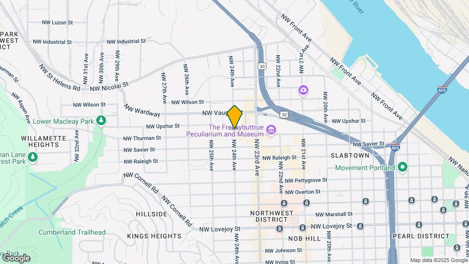 2385 NW Thurman St Map and Location Details
