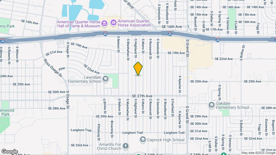 1943 S Highland St Map and Location Details