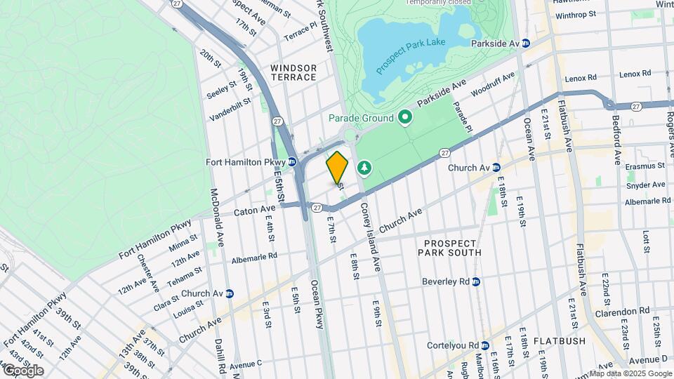 70 E 8th St Map and Location Details